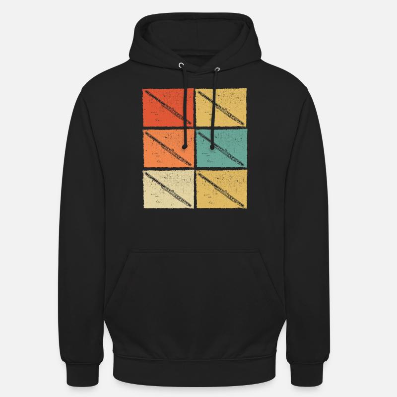 Querflöte Querflötenspieler Querflötist - Unisex Hoodie - Schwarz