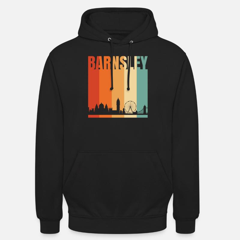 Barnsley - Sweat-shirt à capuche unisexe - noir