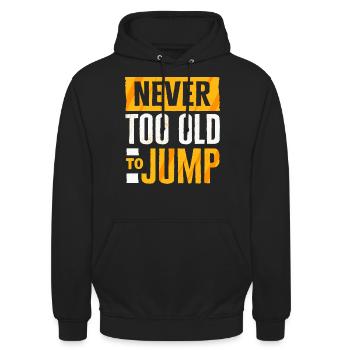 Fallschirmspringen, Fallschirmspringer - Unisex Hoodie - Schwarz - Vorne - Alina (178cm) & Michal (187cm)
