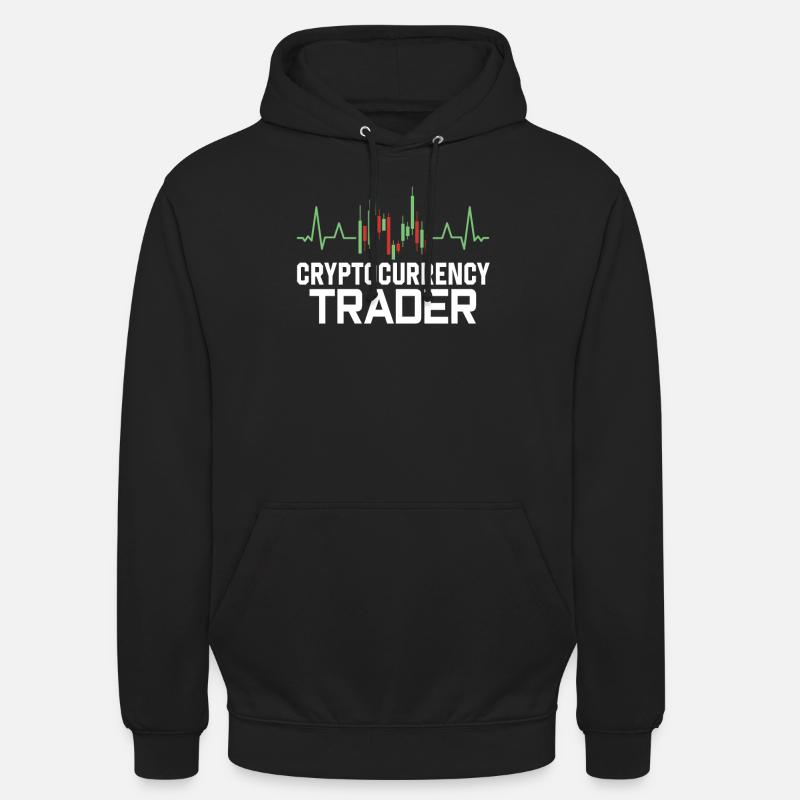Kryptowährungs Händler Krypto Crypto Trader - Unisex Hoodie - Schwarz