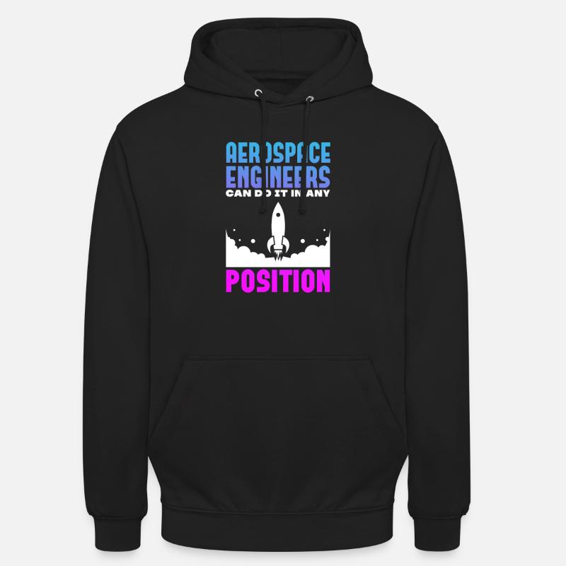 Space Engineer Aeronautical Engineer - Unisex Hoodie - black