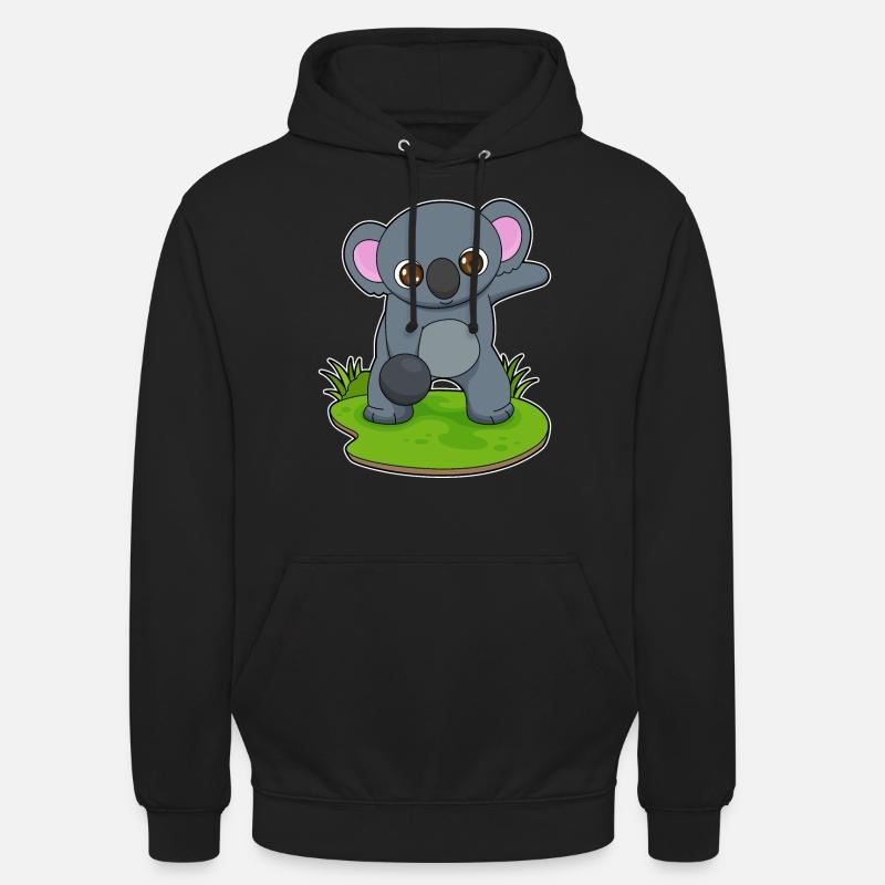 Koala Bowling Bowlingkugel - Unisex Hoodie - Schwarz