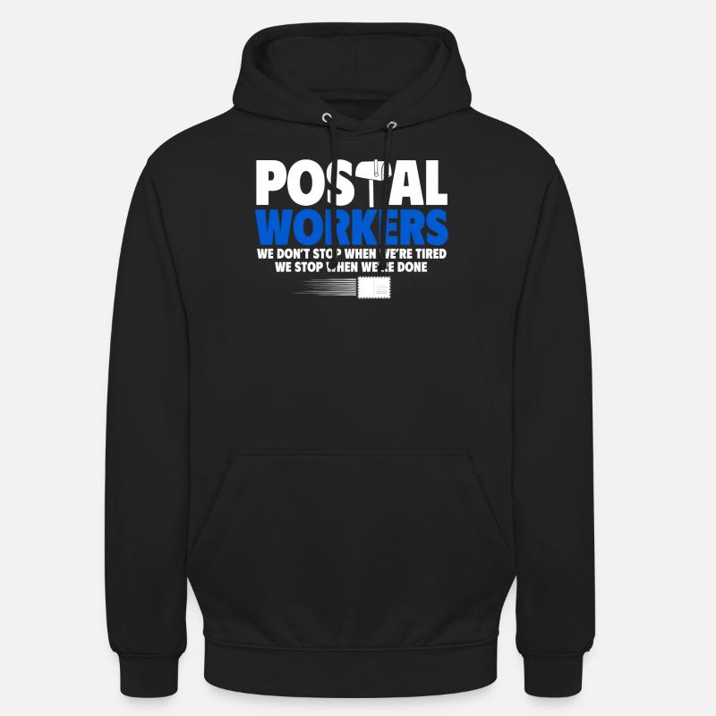 Post worker, post man - Unisex Hoodie - black