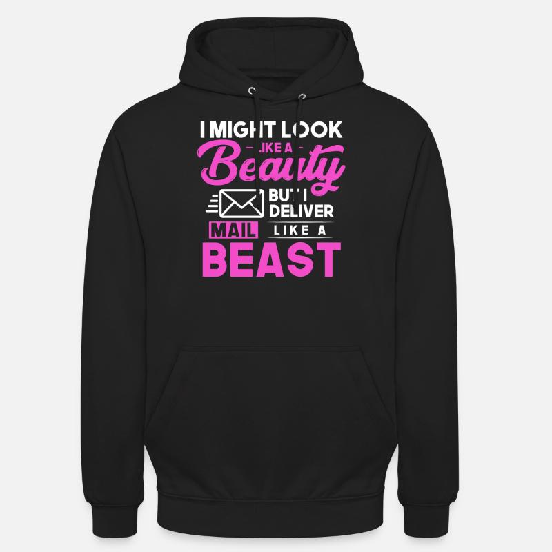 Postarbeiter, Post Mann - Unisex Hoodie - Schwarz