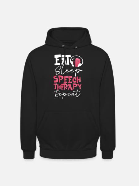 Speech Therapist Therapy Assistant - Unisex Hoodie - Schwarz