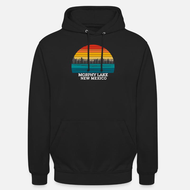 Lac Morphy Nouveau-Mexique - Sweat-shirt à capuche unisexe - noir