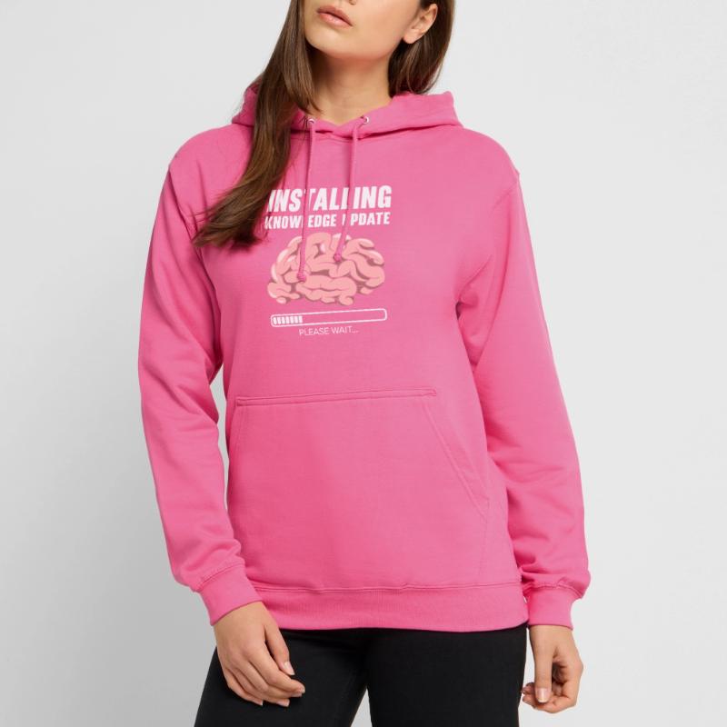 Installing Knowledge Update Student Brain Loading Unisex Hoodie