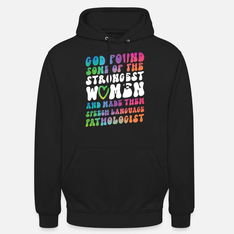 Speech Therapist Therapy Assistant - Unisex Hoodie - Schwarz