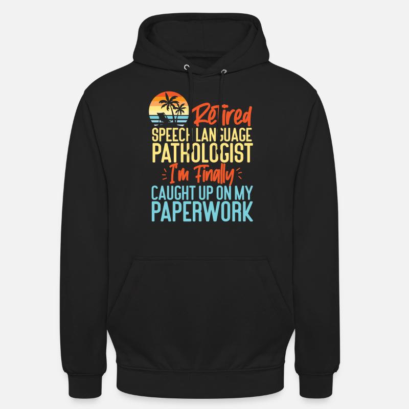 Speech Therapist Therapy Assistant - Unisex Hoodie - black