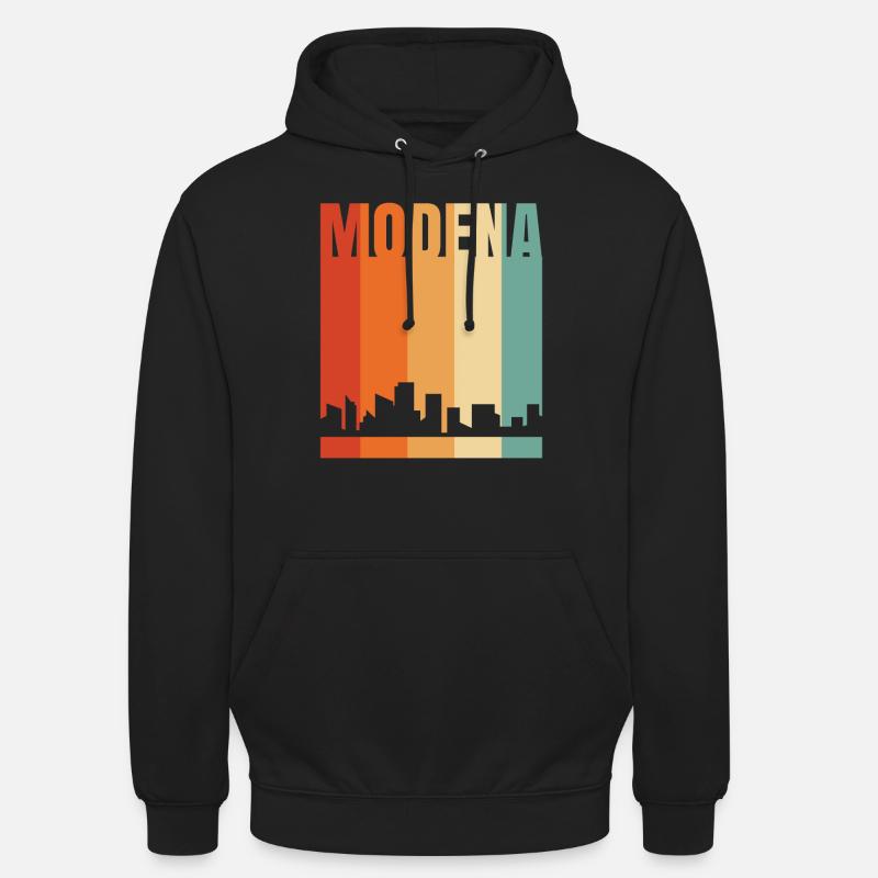 Modène - Sweat-shirt à capuche unisexe - noir