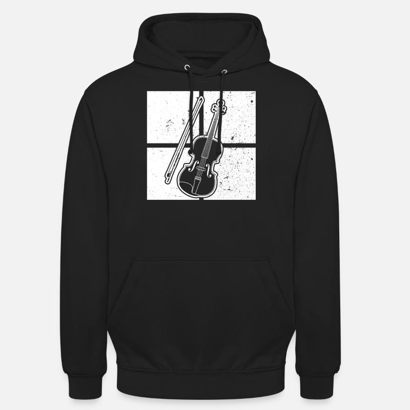 Violon Violoniste Violoniste - Sweat-shirt à capuche unisexe - noir