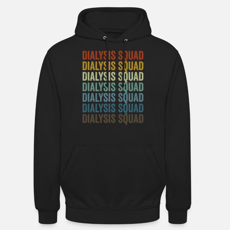 Dialyse-Kader Dialyse-Techniker - Unisex Hoodie - Schwarz