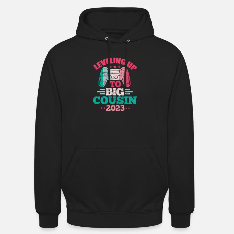 Cousine de grossesse - Sweat-shirt à capuche unisexe - noir