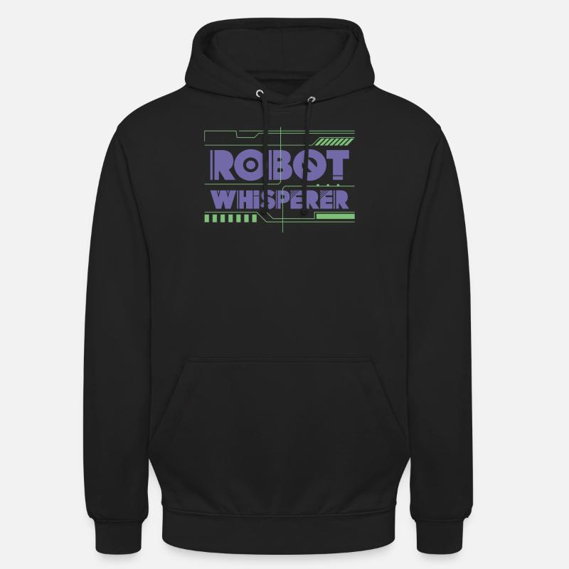 Robot Robotics Engineer Robot - Unisex Hoodie - black