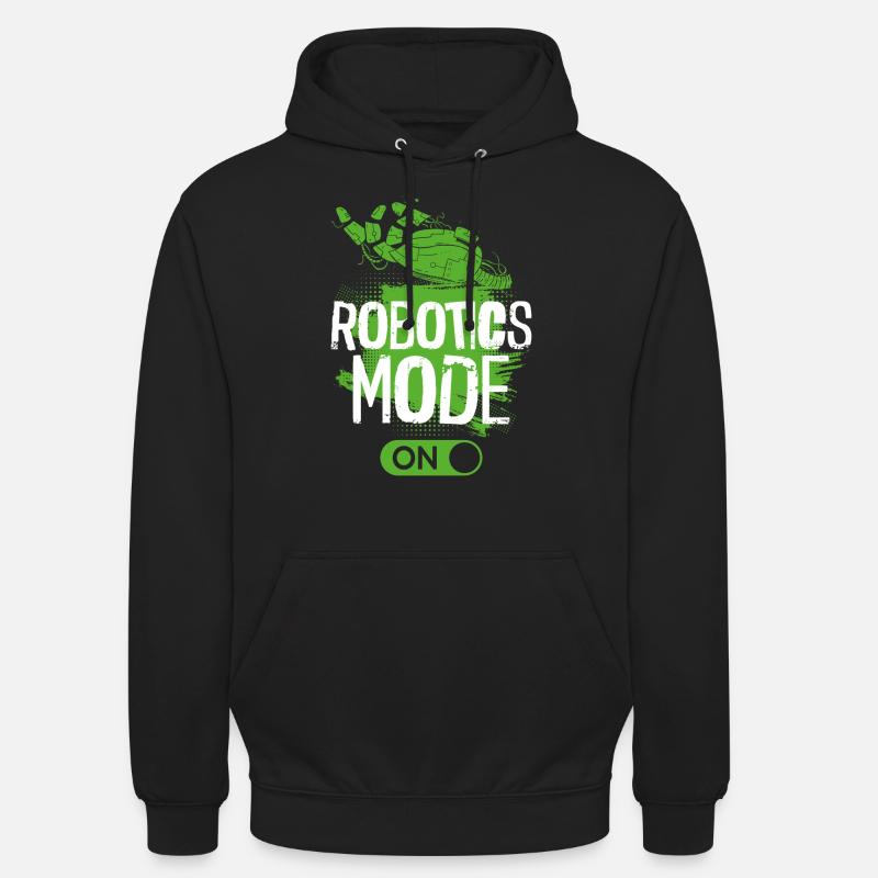 Robot Robotics Engineer Robotics - Unisex Hoodie - black
