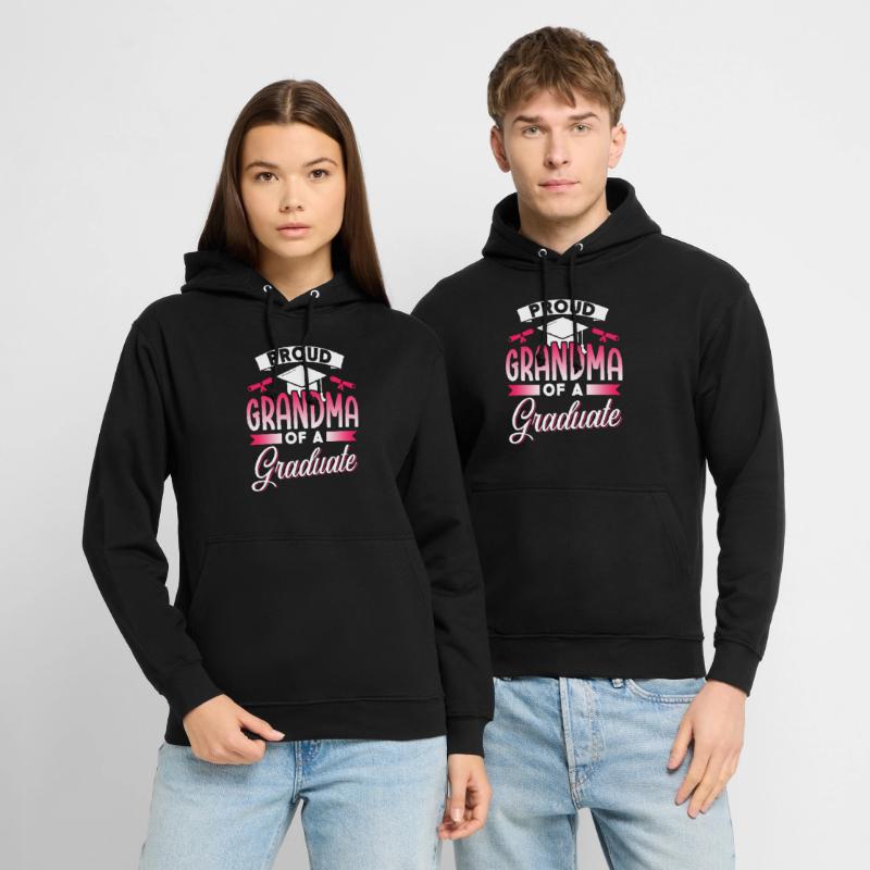 Stolze Großmutter Eines Absolventen Absolvent Unisex Hoodie