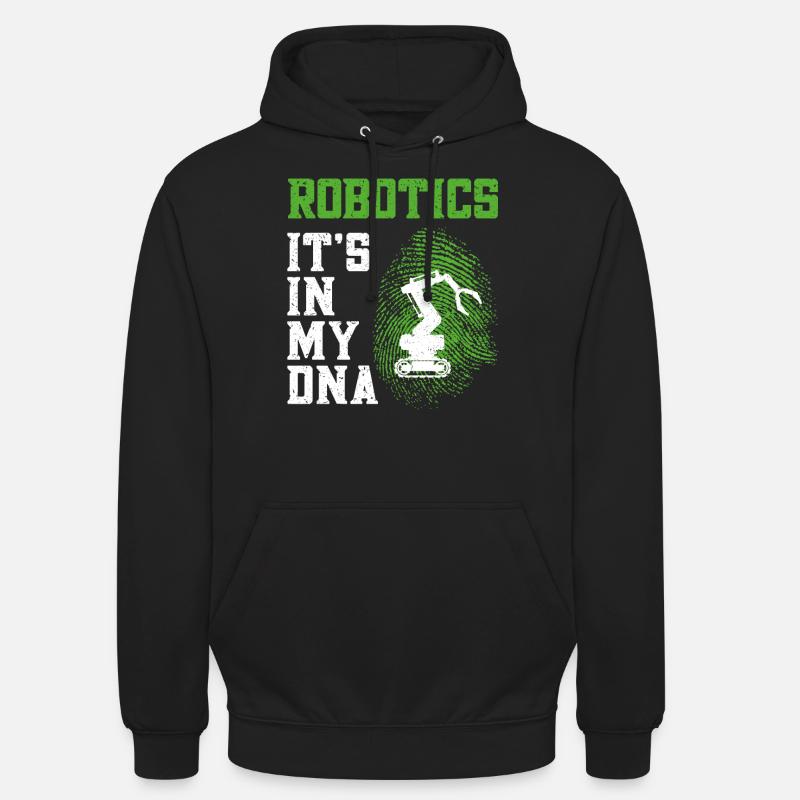 Robot Robotics Engineer Robotics - Unisex Hoodie - black