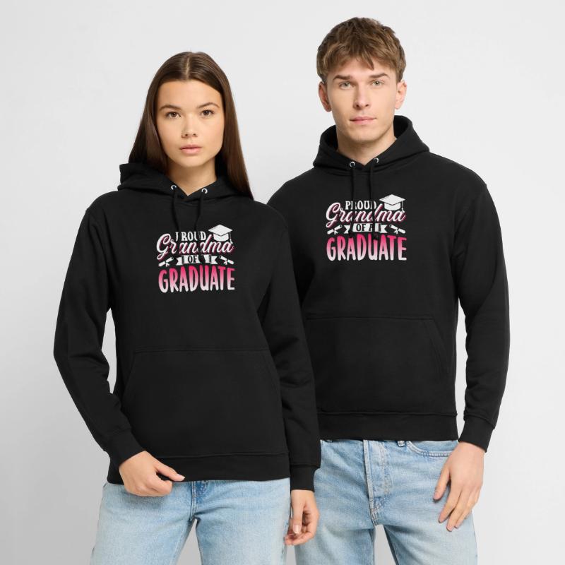 Stolze Großmutter Eines Absolventen Absolvent Unisex Hoodie
