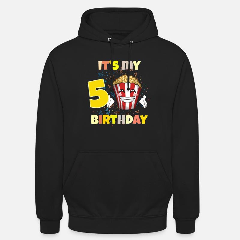 C’est mon 5ème anniversaire - Sweat-shirt à capuche unisexe - noir