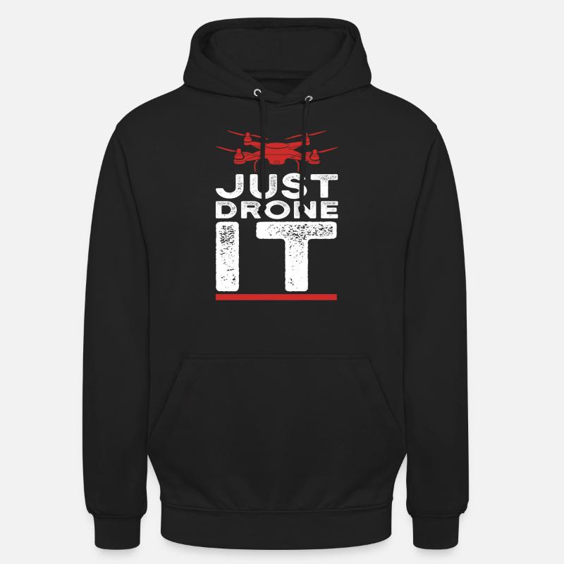 Drone Pilot fly - Sweat-shirt à capuche unisexe - noir