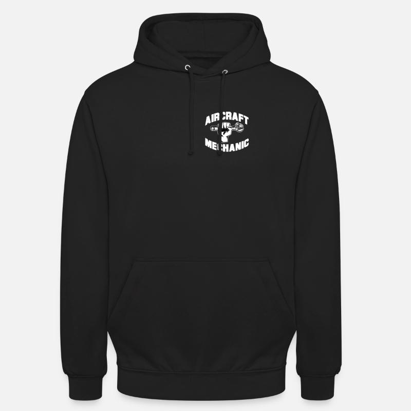 Flugzeugmechaniker - Unisex Hoodie - Schwarz