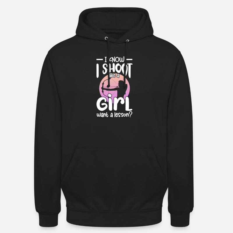 Bogenschiessen - Unisex Hoodie - Schwarz