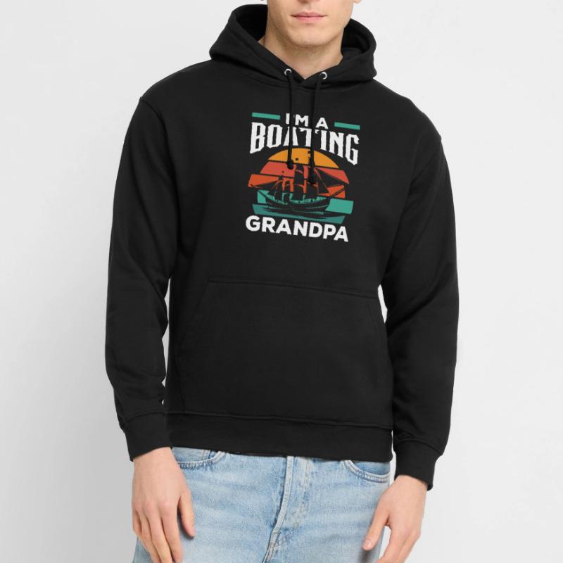 Ich Bin Ein Bootfahrender Opa Bootfahren Boot Unisex Hoodie