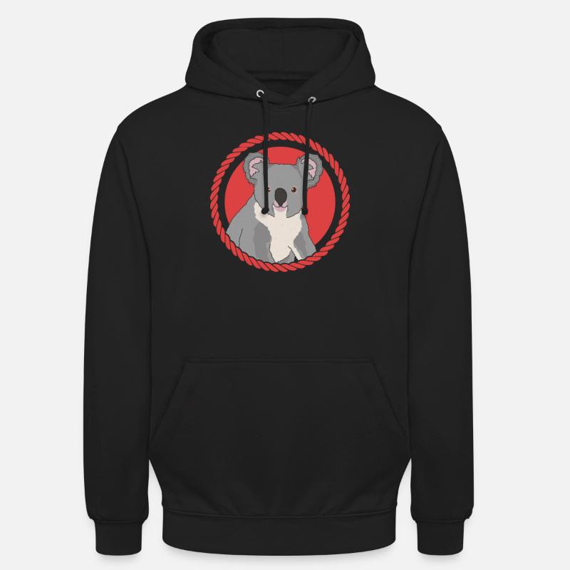 Koala Koalas | Koalabär Koalabären Geschenk - Unisex Hoodie - Schwarz