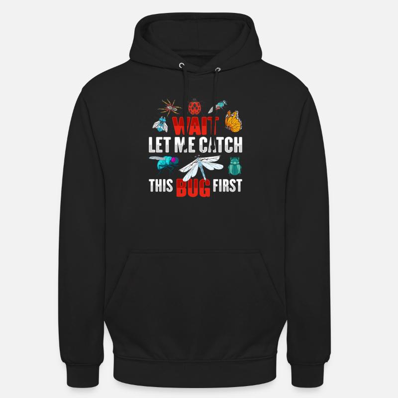 Conception d’insectes - Sweat-shirt à capuche unisexe - noir