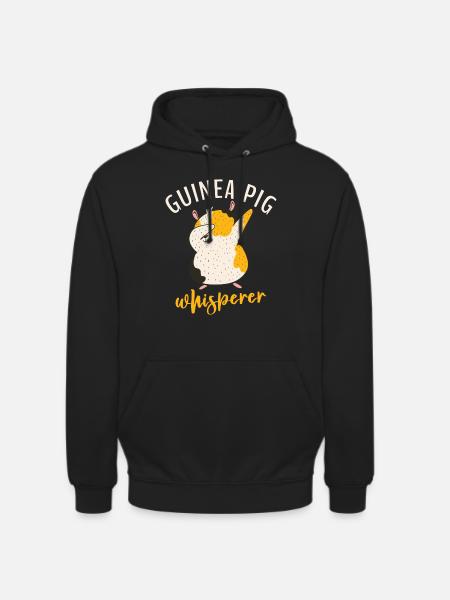Cute Guinea Pig Gift - Unisex Hoodie - black