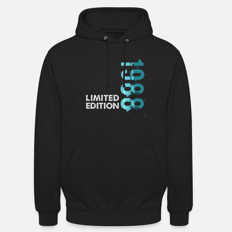1988 Édition limitée - Sweat-shirt à capuche unisexe - noir