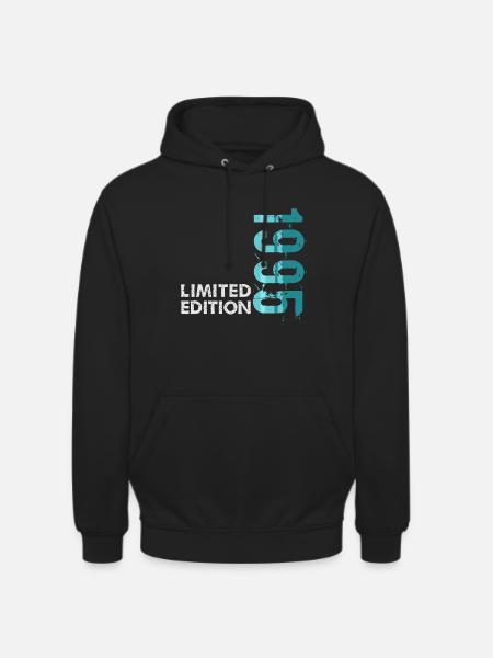1995 Édition limitée - Sweat-shirt à capuche unisexe - noir