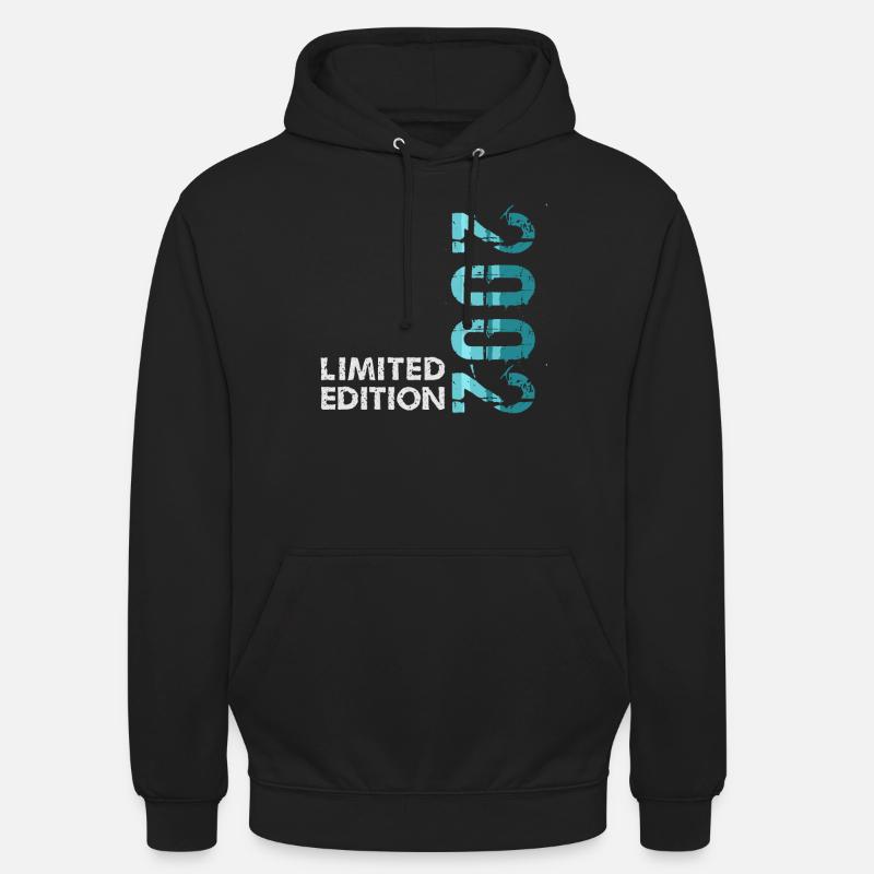 2002 Édition Limitée - Sweat-shirt à capuche unisexe - noir