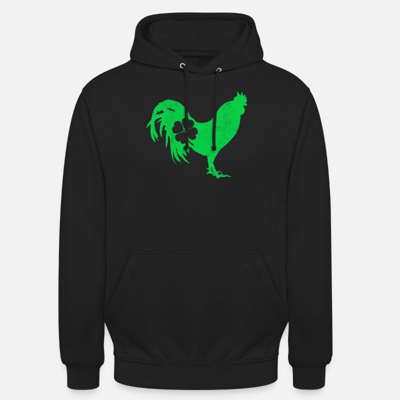 Shenanigan’s Clover St. Patrick’s Day - Sweat-shirt à capuche unisexe - noir