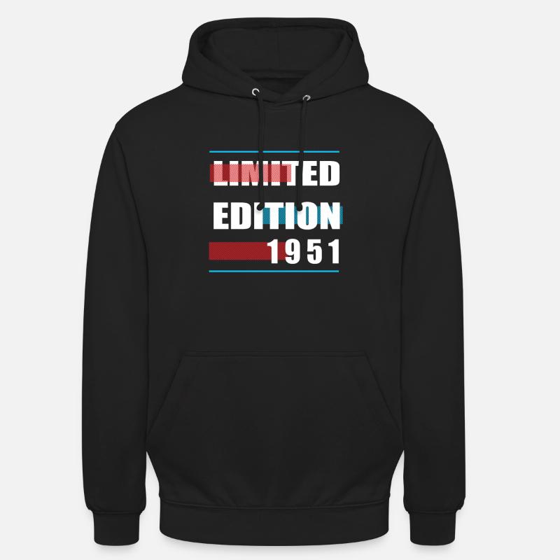 Édition limitée 1951 - Sweat-shirt à capuche unisexe - noir
