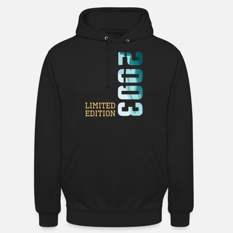 2003 Édition Limitée - Sweat-shirt à capuche unisexe - noir