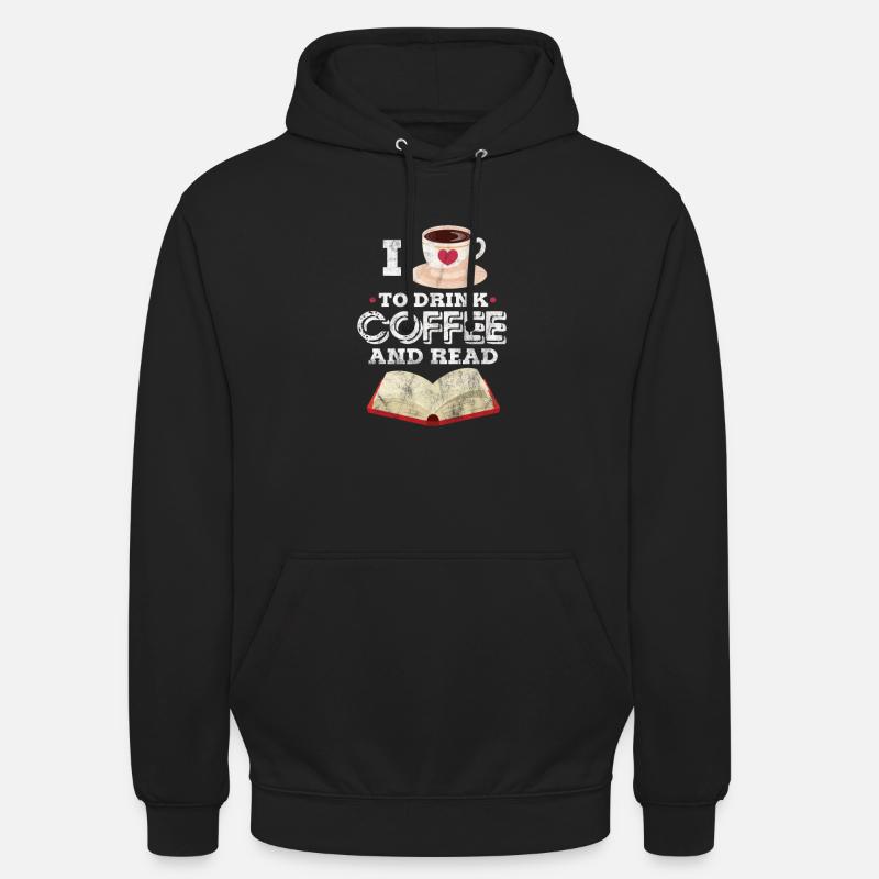 Coffee reading - Unisex Hoodie - black