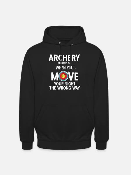 Bogenschießen Archery - Unisex Hoodie - Schwarz