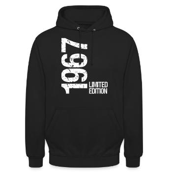 1967 limited edition - Unisex Hoodie - Schwarz - Vorne - Alina (178cm) & Michal (187cm)