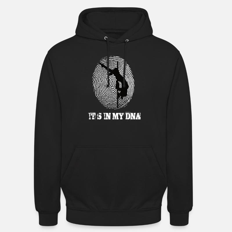 La poledance est dans mon ADN - Sweat-shirt à capuche unisexe - noir