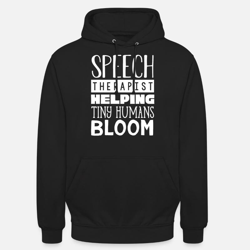 Speech-language pathology, speech-language pathologist - Unisex Hoodie - black