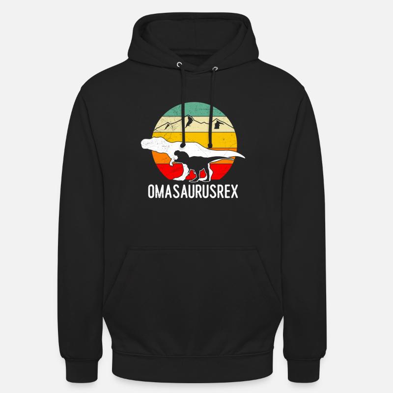 Omasaurus Muttertag Großmutter Dinosaurier Unisex Hoodie