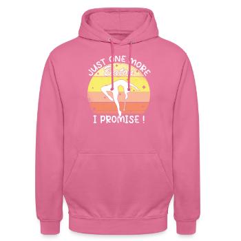 Acrobaties Danse Baton Twirler Pole Gymnastique - Sweat-shirt à capuche unisexe - rose - Devant - Alina (178cm) & Michal (187cm)