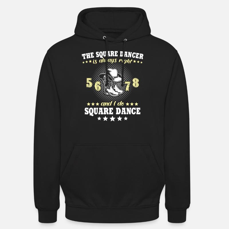 Line Dance Line Dancing - Unisex Hoodie - black