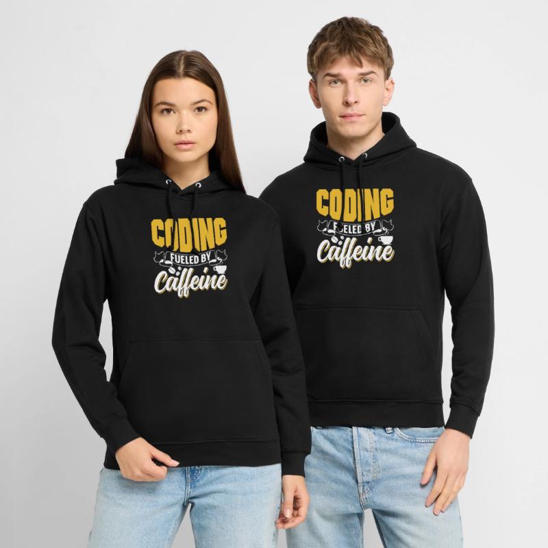 Programmieren Angetrieben Durch Koffein Coding Unisex Hoodie