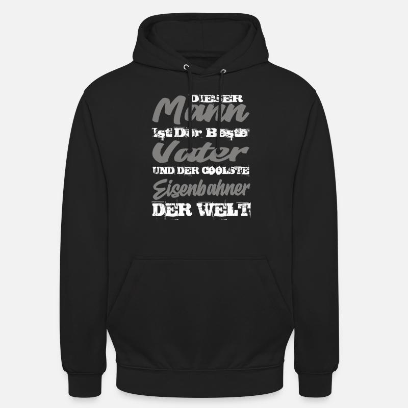 Eisenbahner - Unisex Hoodie - Schwarz