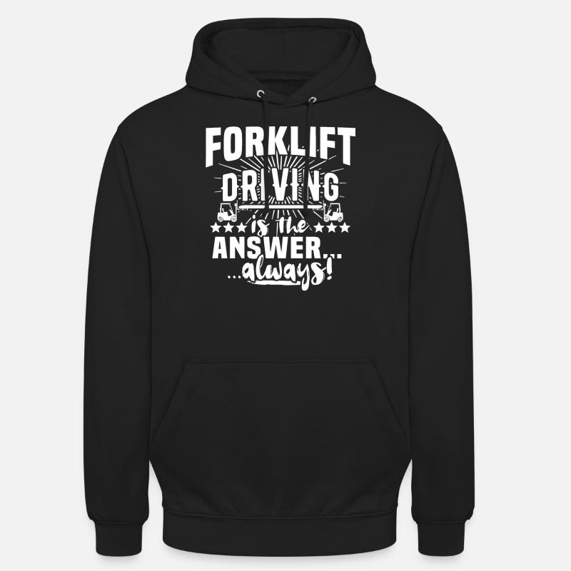 Staplerfahrer Gabelstapler - Unisex Hoodie - Schwarz