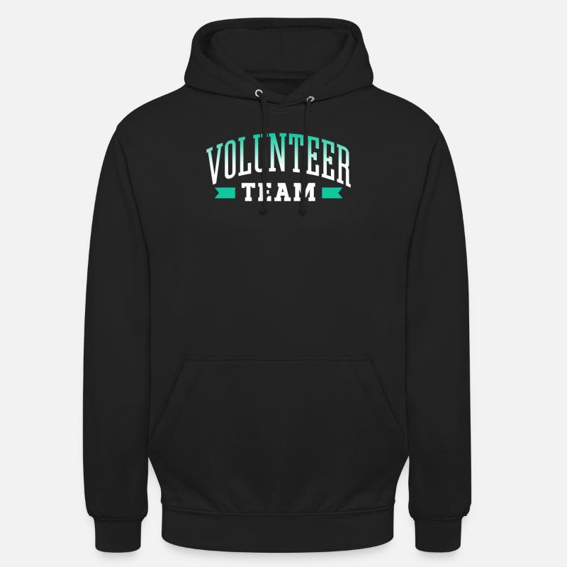 Freiwilligen Team Beruf Freiwilliger Freiwillig - Unisex Hoodie - Schwarz
