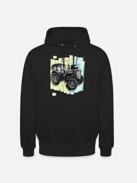 Tractor Agriculture Farmer - Unisex Hoodie - black