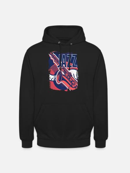 Jazz Music Improvisation Festival - Unisex Hoodie - black